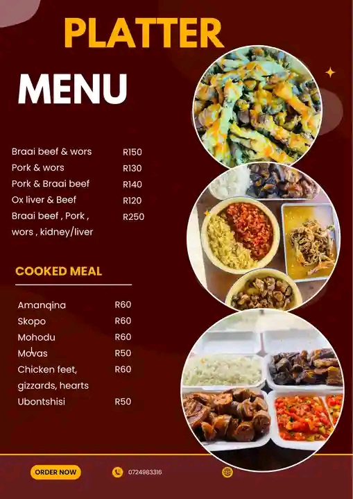 Platter Menu